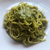 Linguine mit Bärlauchpesto